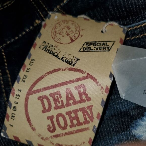 Dear John Distressed Jeans Size 27 - Picture 4 of 6